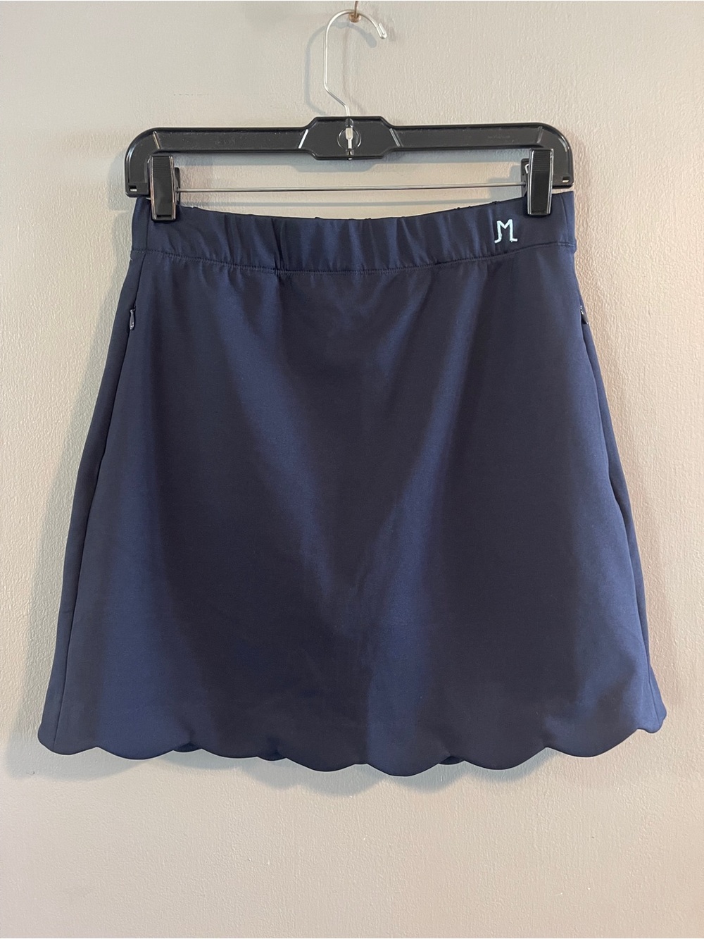 J McLaughlin Scalloped Navy Golf Tennis Skort Size XS